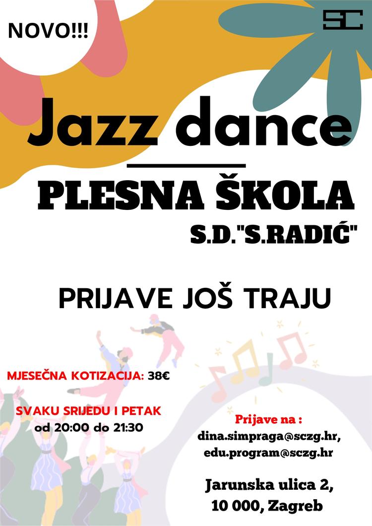 Upišite radionicu jazz dance-a, startamo 3. travnja!