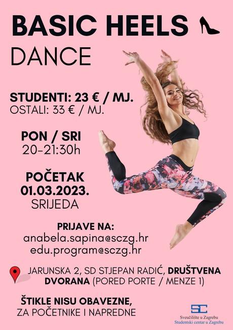Upišite Basic Heels dance na Savi!